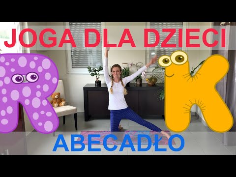 Joga dla dzieci 🧘🏼‍♀️ | Abecadło: szalone literki alfabetu | Zajęcia jogi dla dzieci od 3 do 7 lat