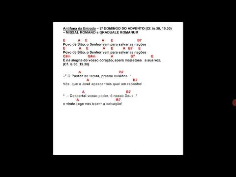 POVO DE SIÃO - RUZYE - (Melodia 2 - Ruzye) - CATÓLICA