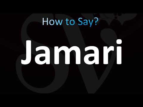 How to Pronounce Jamari (CORRECTLY!)