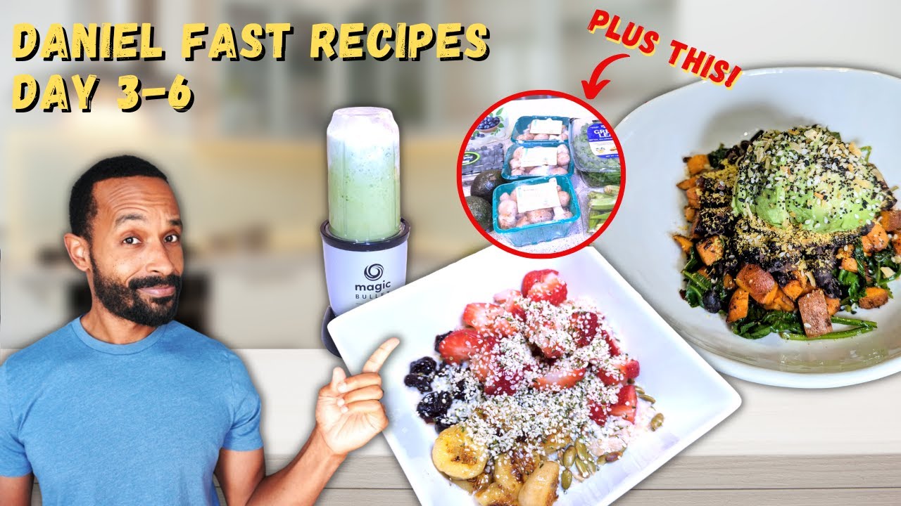 Daniel Fast Day 3-6  - WHAT WE ATE | Chickpea Fritters, Sweet Potato Hash, & MORE!