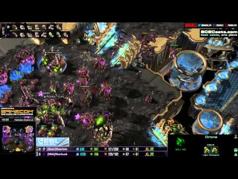 Scarlett vs Starbuck   ZvZ G1   Euro Seriers 3rd place