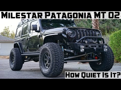 38\" MILESTAR PATAGONIA MT 02! The QUIETEST Mud Tire! BONUS: +3.5 MPG!
