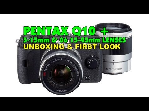 Pentax Q10 Kit & 06 15-45mm Zoom Lens Unboxing & First Look