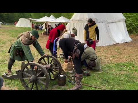 Medieval artillery - in slow motion - Poland ( szwajcarka )