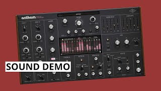 Video thumbnail for Universal Audio Anthem Synthesizer Sound Demo by SYNTH ANATOMY