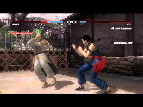 Dead or Alive 5 Gen Fu vs. Pai Developer Fight #2 (HD)
