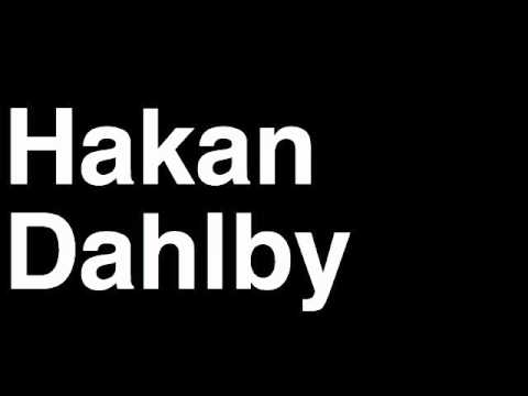 How to Pronounce Hakan Dahlby Sweden Silver Medal Double Trap London 2012 Olympics Video