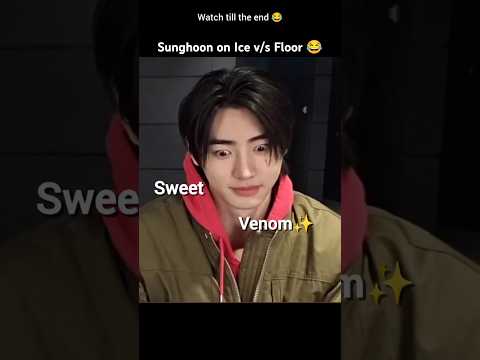 Sunghoon on Ice v/s Floor 😂 #sunghoon #enhypen #edit