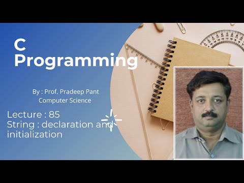 85 String Declaration And Initialization C Programming