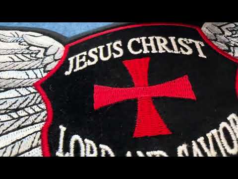 Christian Biker Iron On Patch PL6731