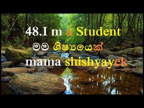 Learn Sinhala - 100 Useful Phrases & Basic Words with Audio (Part 1)