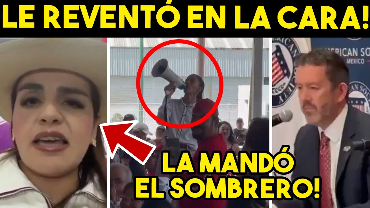 Llora en vivo! GRECIA QUIROZ PIDE PIEDAD, sale mal boicot a Presidenta. EEUU México