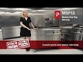 MSF12 1290mm Wide Plain Top Mobile Servery Product Video