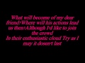 Evanescence-Sally's Song lyrics 