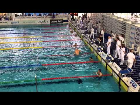 Assoluti Primaverili 2015 - il record italiano di Simone Sabbioni nei 100 dorso!