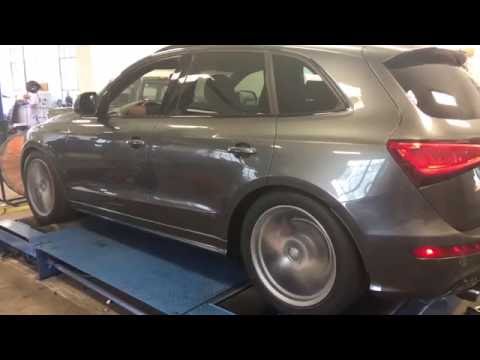 SQ5 on Mustang Dyno after APR Stage 2