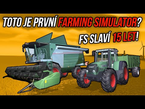 TAKHLE VYPADAL PRVNÍ FARMING SIMULATOR? | Farming Simulator slaví 15 let!