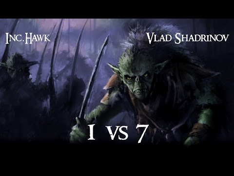 BFME 2. The world's first 1 vs 7 (Brutal) Without created hero. Goblins. 1.06
