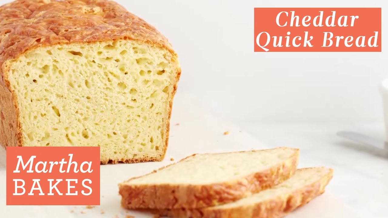 Martha Stewarts Cheddar Quick Bread Martha Bakes Recipes Cooking Videos