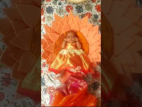 My baby's #sahithi #flowers #twinsisters #viralvideo #subscribe #mom up date