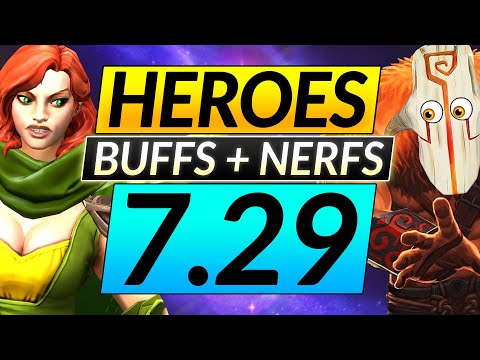 NEW 7.29 HERO CHANGES - MOST BROKEN Picks of EACH ROLE - Dota 2 Guide