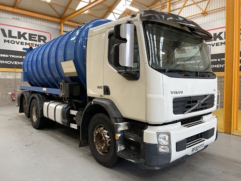 New In Stocklist For Sale: VOLVO FE 300 6X2 (18,000 LITRE) SLURRY VACUUM TANKER – 2010 – RF60 FFX