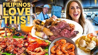 $18 LEGENDARY LUXURY Buffet!! 🇵🇭 Filipino Food In Manila!!