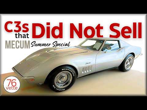 C3 Corvettes that DID NOT SELL at Mecum