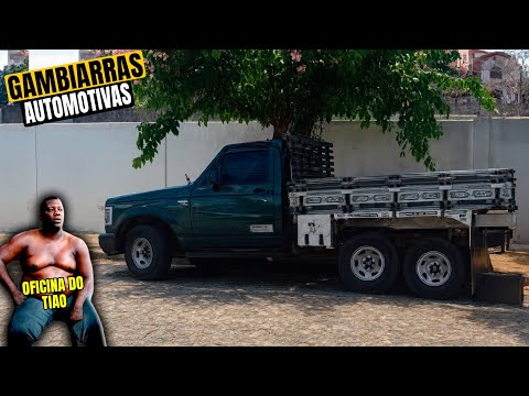IF IT HADN'T BEEN FILMED, NOBODY WOULD BELIEVE IN THE GAMBIARRA THAT TIÃO INVENTED ON THIS CAR 😂