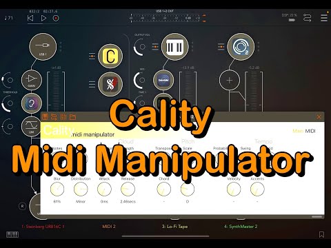 CALITY Midi Manipulator by Pagefall - Create Cool Midi Soundscapes - Tutorial for iOS