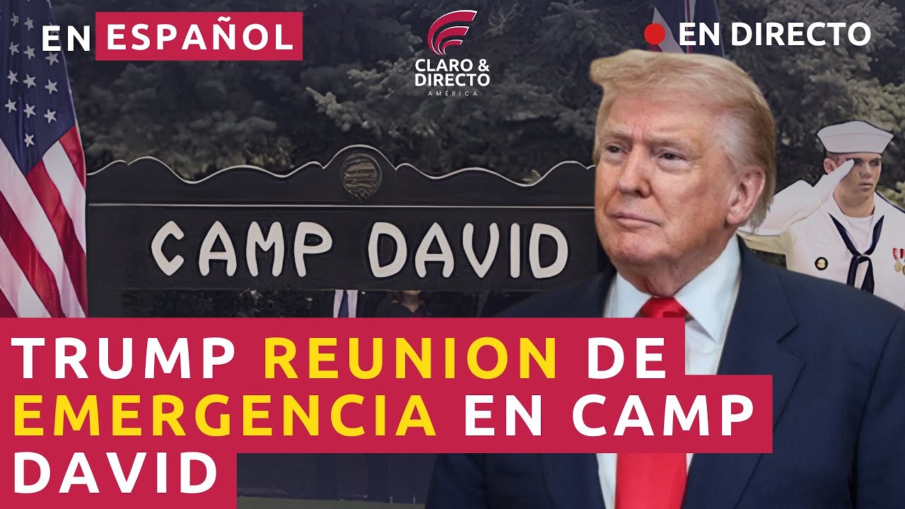 TRUMP REUNION DE EMERGENCIA EN CAMP DAVID Y JD VANCE HABLA SOBRE FRAUDE
