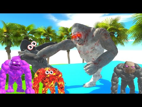 GORO KNOCKOUT THROWS UNITS TO THE GOLEM CLASH ROYALE + LAVA GOLEM  -  ARBS