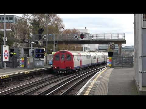 London Underground 1960 Stock L132, TRC666 and L133 at Acton Town