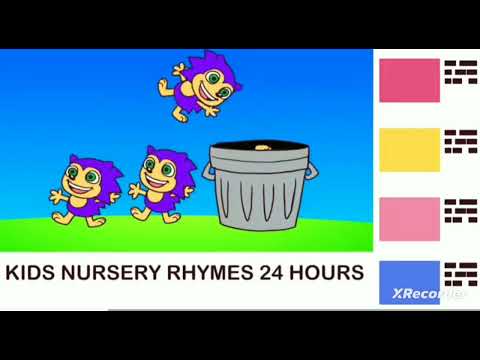 5 Little hedgehogs jumping in the bin | nursery rhyme | shit post