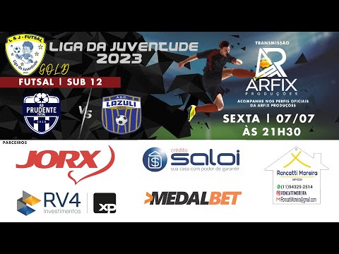 AD PRUDENTE x ADC LAZULI - FUTSAL | SUB 12 - DIAMANTE