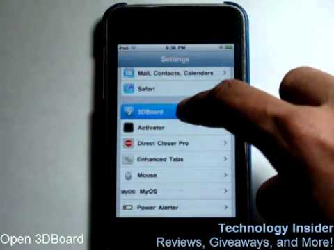 comment installer gyroscope iphone 3gs