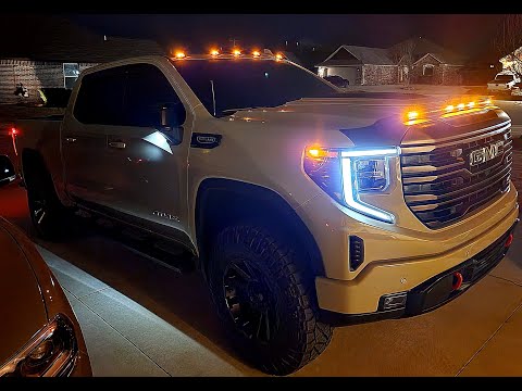 Adding WIRELESS CAB LIGHTS to a 1500...AT4X!!