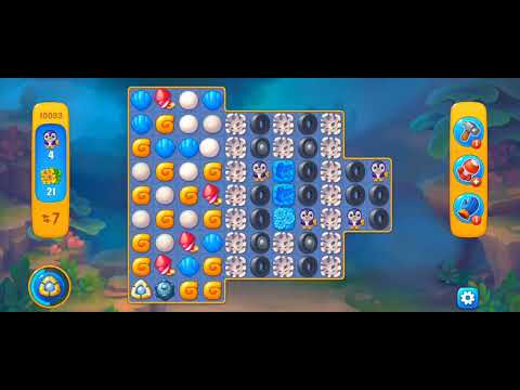 Fishdom Easy Level 10093 (with ingame lightnung and bomb boosters) @choraelmin