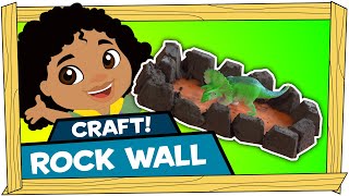 Kid Crafts Rock Wall Darwin and Newts...
