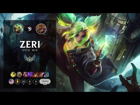 Zeri Mid vs Viktor - NA Challenger Patch 12.8
