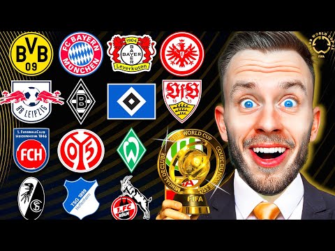 Ich habe die FIFA CLUB WM mit JEDEM BUNDESLIGA TEAM gespielt! 🇩🇪🏆