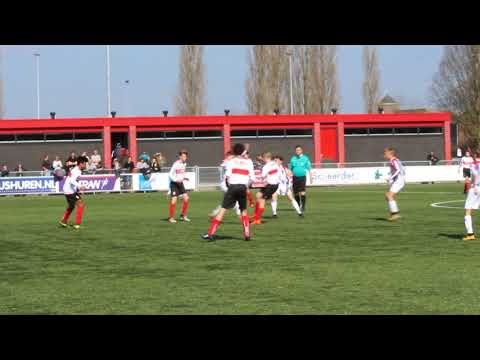 (c) VV Hoogland jo15-1 vs ASC Nieuwland jo15-1 op 24-3-2018