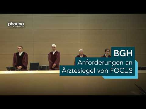 Video Thumbnail: BGH: Strenge Anforderungen an Ärztesiegel von FOCUS