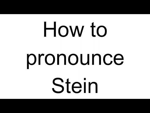 How to Pronounce Stein (Norwegian)