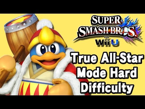 Super Smash Bros. For Wii U (True All-Star Mode Hard Difficulty | King Dedede) 60fps
