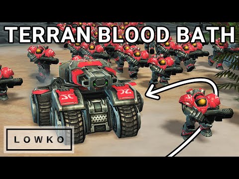 StarCraft 2: IMPRESSIVE COMEBACK - 800+ Marines! (ByuN vs TIME)