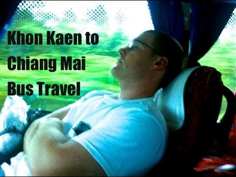 Viagem de ônibus de Khon Kaen para Chiang Mai, Tailândia