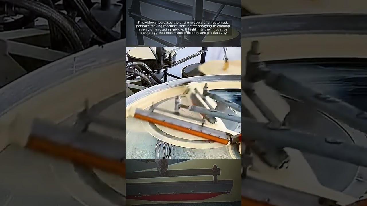 Steam-Based Automatic Pancake Cooking Process #shorts