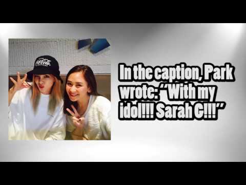 Sandara Park turns fan girl over Sarah Geronimo