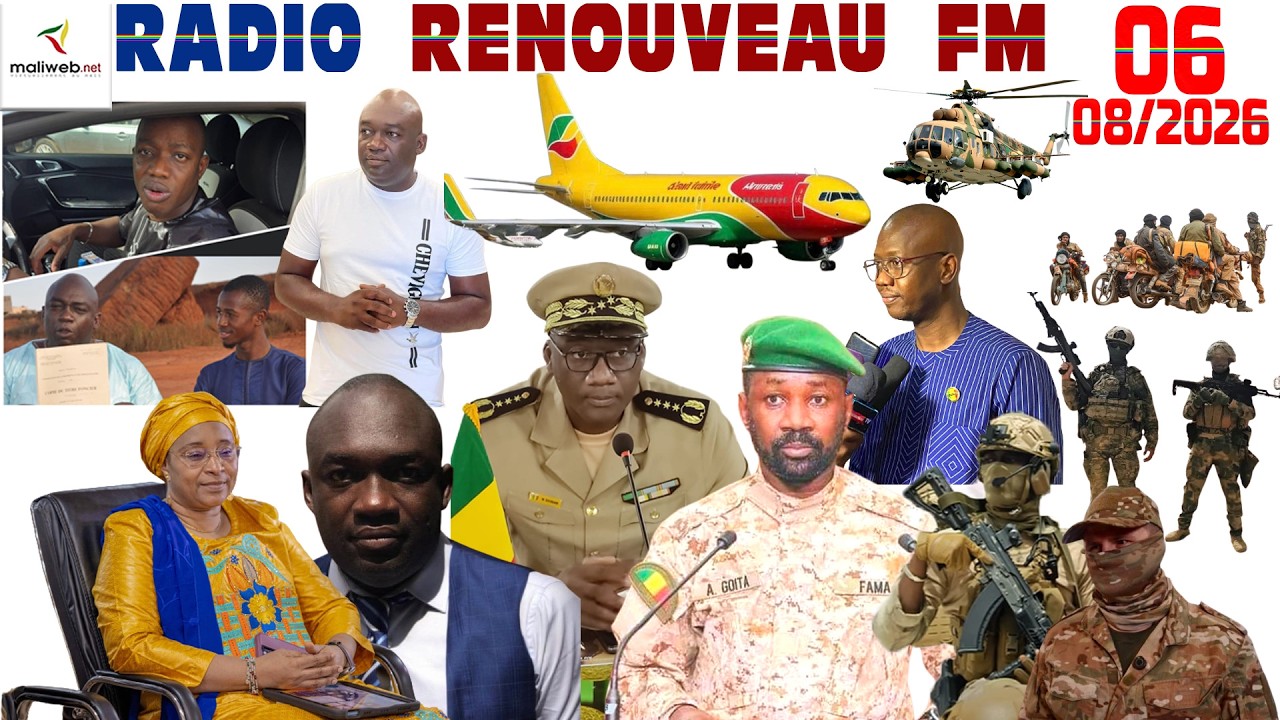 La Revue de Presse de la RADIO RENOUVEAU FM du 06 Août 2026